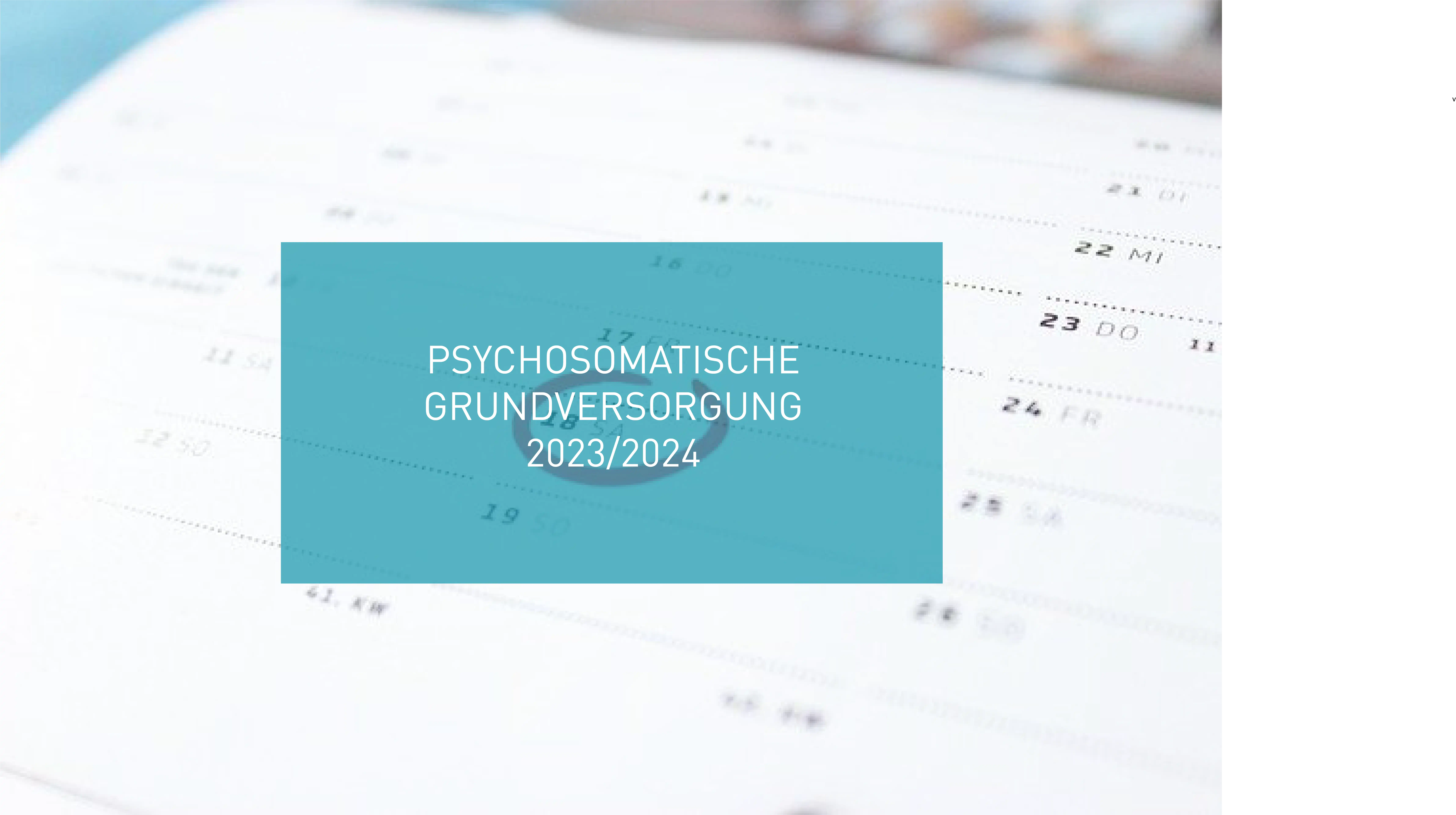 Psychosomatische Grundversorgung