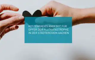 Kostenfreies Angebot für Opfer der Flutkatastrophe in der Städteregion Aachen