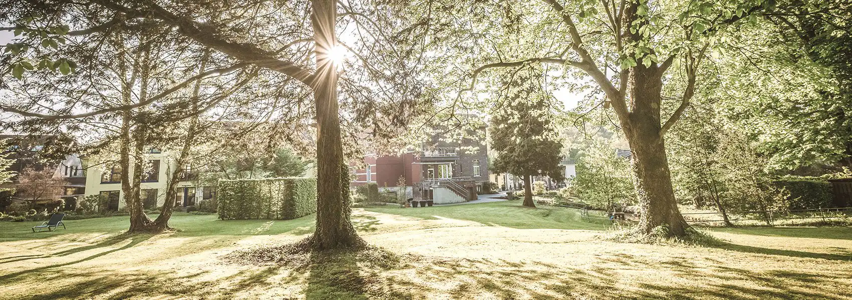 Park der Privatklinik Eschweiler bei Aachen