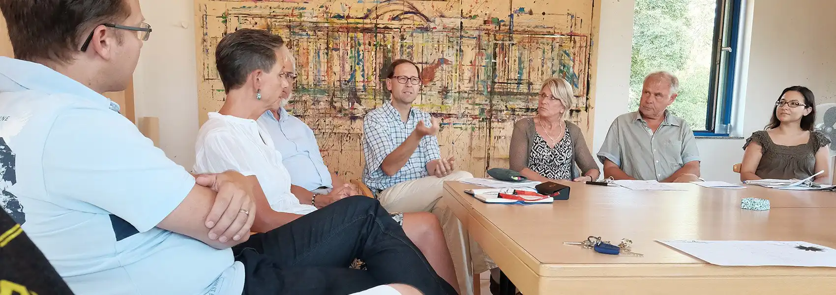 Teambesprechung in der Privatklinik Eschweiler